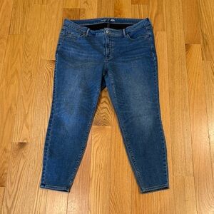 Old Navy Dark Blue Ankle Jeans